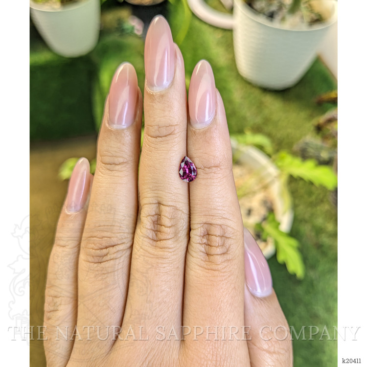 0.91 Ct. Rhodolite Garnet from Ceylon (Sri Lanka)