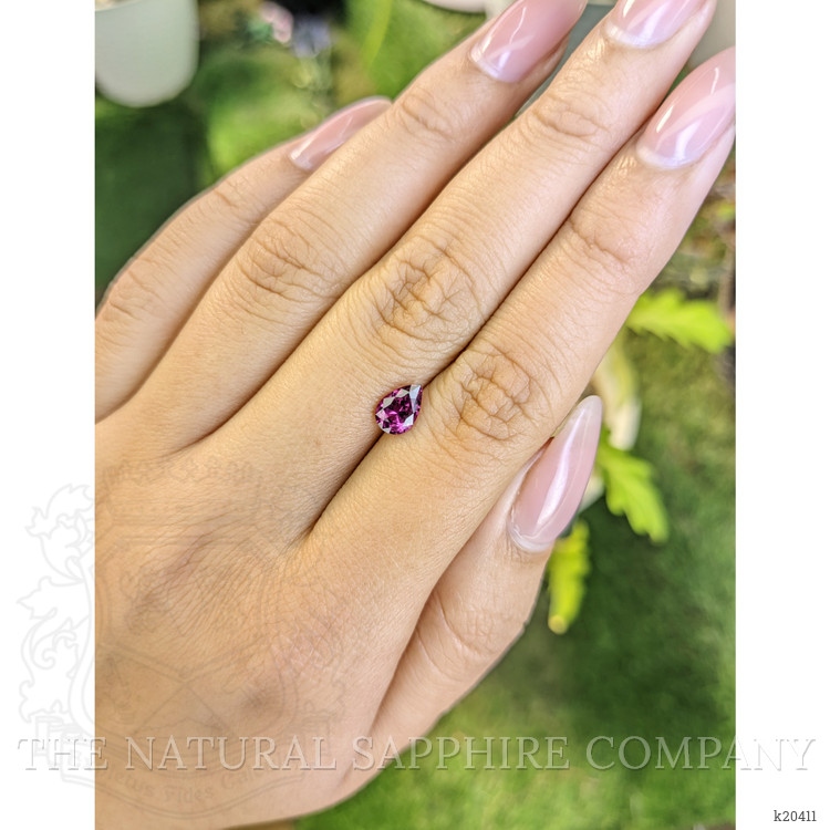 0.91 Ct. Rhodolite Garnet from Ceylon (Sri Lanka)