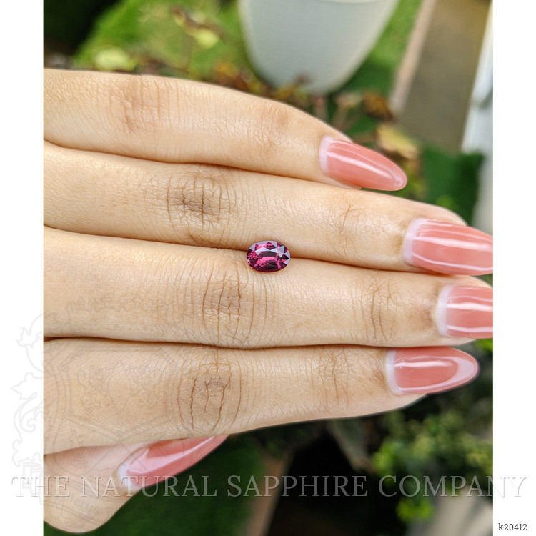1.24 Ct. Rhodolite Garnet from Ceylon (Sri Lanka)