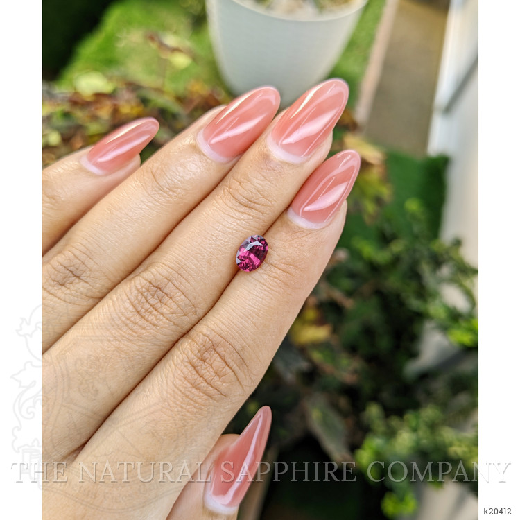 1.24 Ct. Rhodolite Garnet from Ceylon (Sri Lanka)