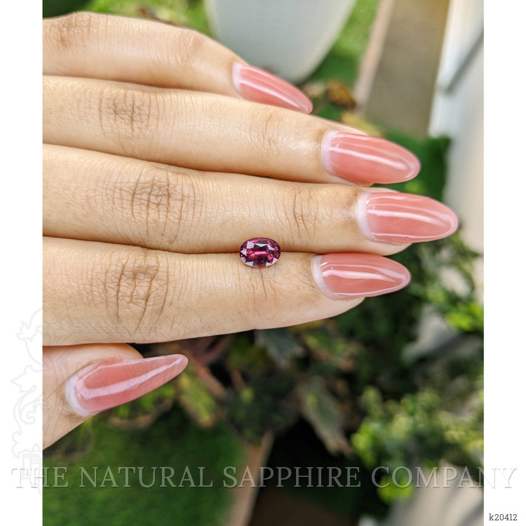 1.24 Ct. Rhodolite Garnet from Ceylon (Sri Lanka)