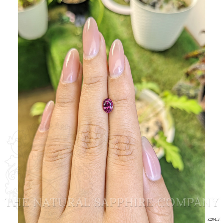 1.08 Ct. Rhodolite Garnet from Ceylon (Sri Lanka)