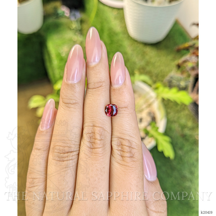 1.29 Ct. Rhodolite Garnet from Ceylon (Sri Lanka)
