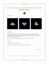 1.50 Ct. Crystal/Jelly Opal from Australia Appraisal