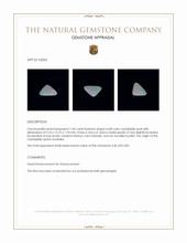 1.50 Ct. Crystal/Jelly Opal from Australia Appraisal