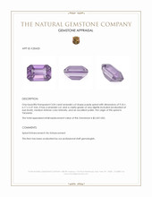 3.04 Ct. Spinel from Tanzania Appraisal