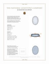2.14 Ct. White Opal from Australia 3 D Scan Report