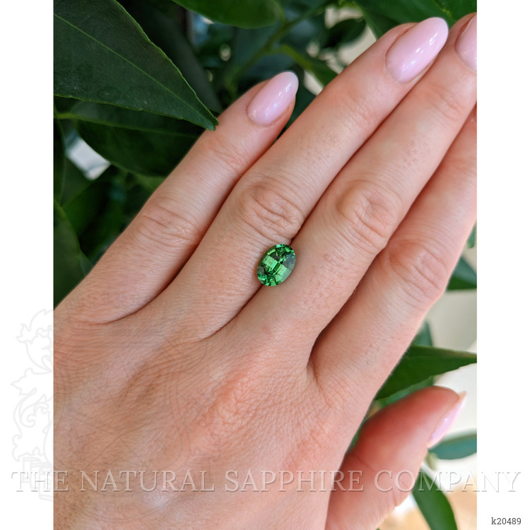 2.03 Ct. Tsavorite Garnet from Tanzania