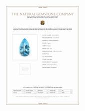 0.97 Ct. Topaz from Ceylon (Sri Lanka) Scan Report