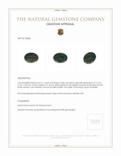4.71 Ct. Black Opal from Australia Appraisal