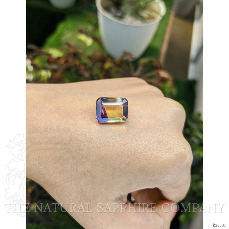 11.24 Ct. Ametrine from Ceylon (Sri Lanka)