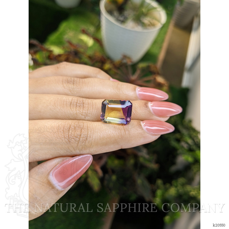 11.24 Ct. Ametrine from Ceylon (Sri Lanka)