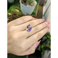 6.92 Ct. Ametrine from Ceylon (Sri Lanka) Life Style