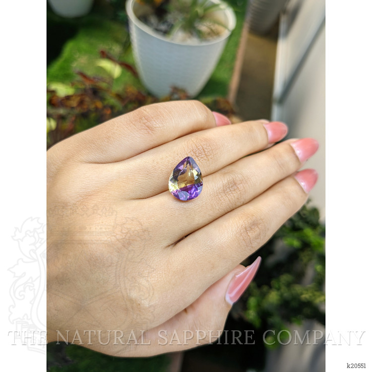 6.92 Ct. Ametrine from Ceylon (Sri Lanka)
