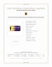6.51 Ct. Bi Color Ametrine from Ceylon (Sri Lanka) Scan Report
