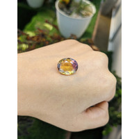 9.34 Ct. Ametrine from Ceylon (Sri Lanka) Life Style