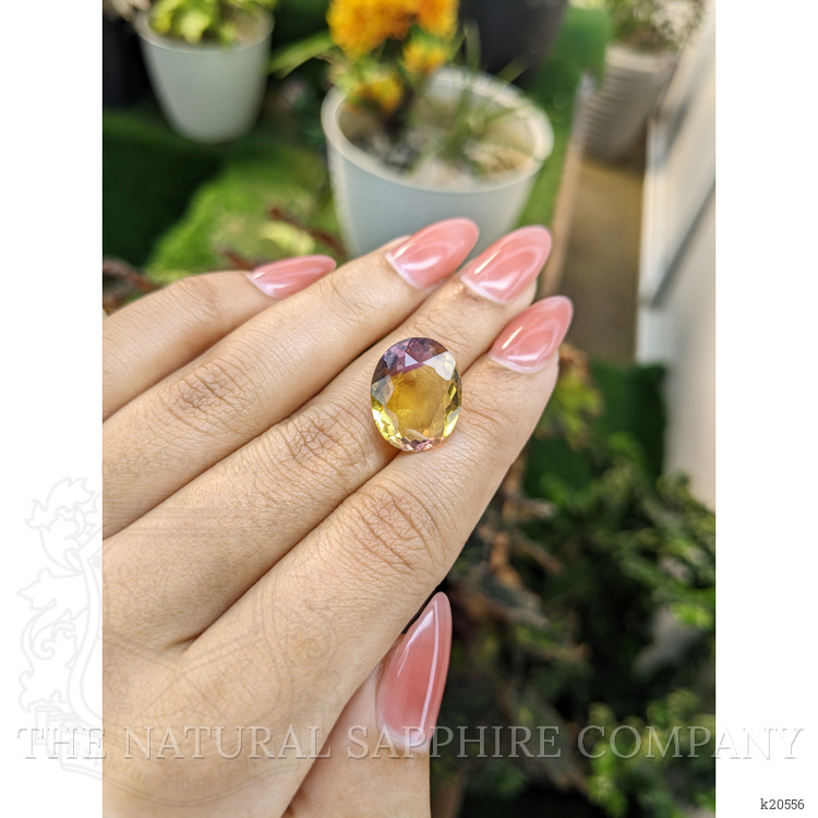 9.34 Ct. Ametrine from Ceylon (Sri Lanka)