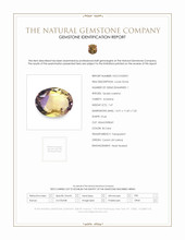 7.47 Ct. Bi Color Ametrine from Ceylon (Sri Lanka) Scan Report