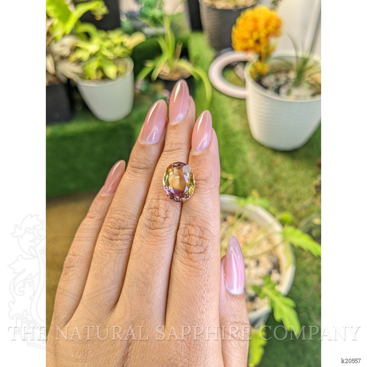 7.47 Ct. Ametrine from Ceylon (Sri Lanka)