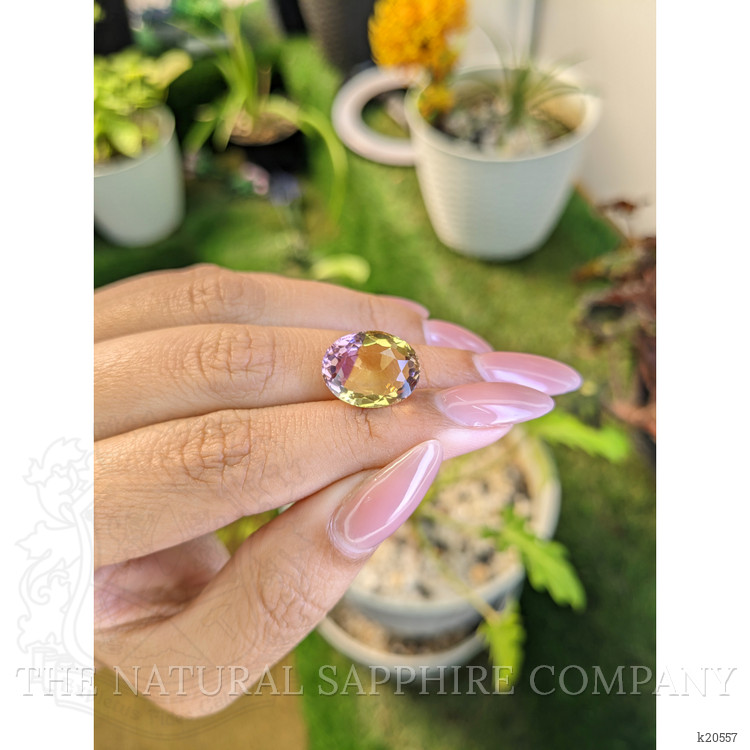 7.47 Ct. Ametrine from Ceylon (Sri Lanka)