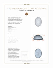 2.79 Ct. Cabochon Crystal/Jelly Opal from Australia 3 D Scan Report