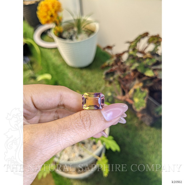13.19 Ct. Ametrine from Ceylon (Sri Lanka)