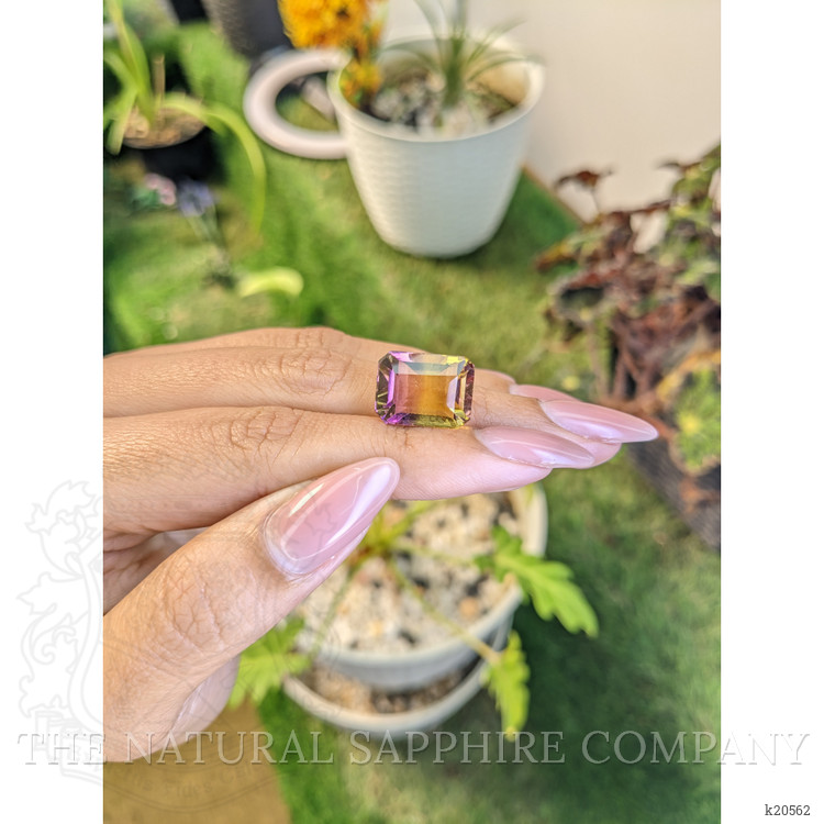 13.19 Ct. Ametrine from Ceylon (Sri Lanka)