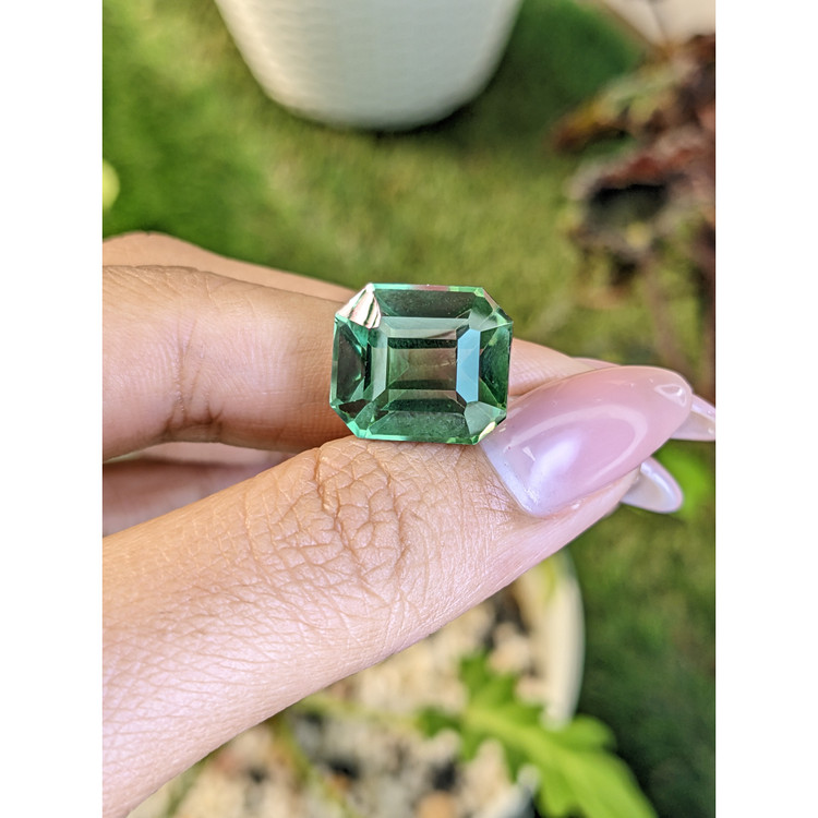 14.78 Ct. Prasiolite from Brazil