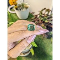 14.78 Ct. Prasiolite from Brazil Life Style