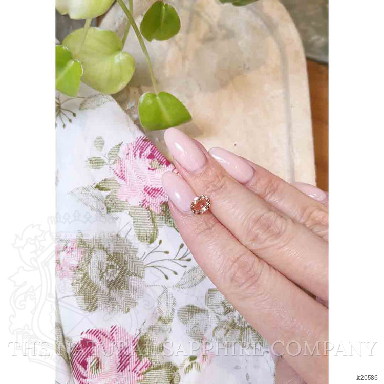 1.06 Ct. Morganite from Brazil