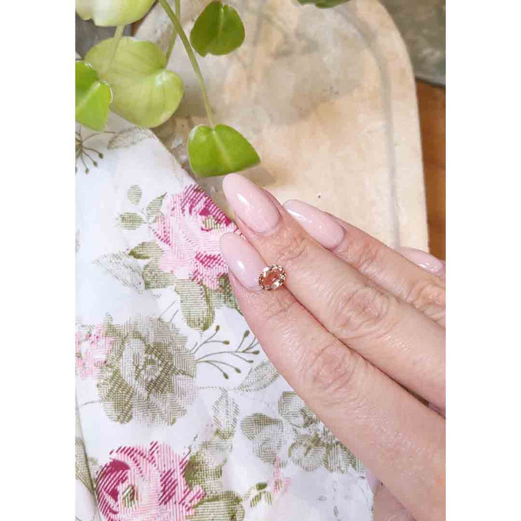 1.06 Ct. Morganite from Brazil