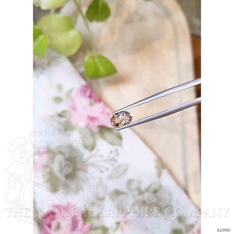 1.24 Ct. Morganite from Brazil