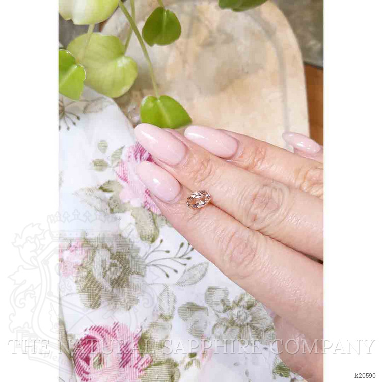 1.24 Ct. Morganite from Brazil