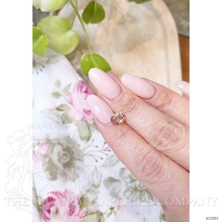 1.10 Ct. Morganite from Brazil