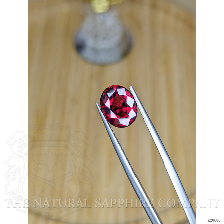 3.67 Ct. Rhodolite Garnet from Ceylon (Sri Lanka)