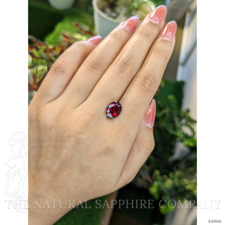3.67 Ct. Rhodolite Garnet from Ceylon (Sri Lanka)