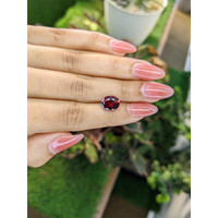 3.67 Ct. Rhodolite Garnet from Ceylon (Sri Lanka) Life Style