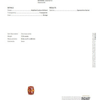2.24 Ct. Spessartite Garnet from Ceylon (Sri Lanka) Scan Report