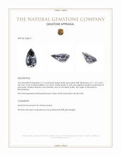 2.19 Ct. Spinel from Mozambique Appraisal