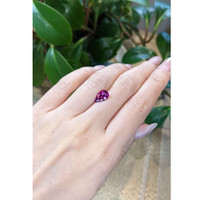 2.11 Ct. Rhodolite Garnet from Tanzania Life Style