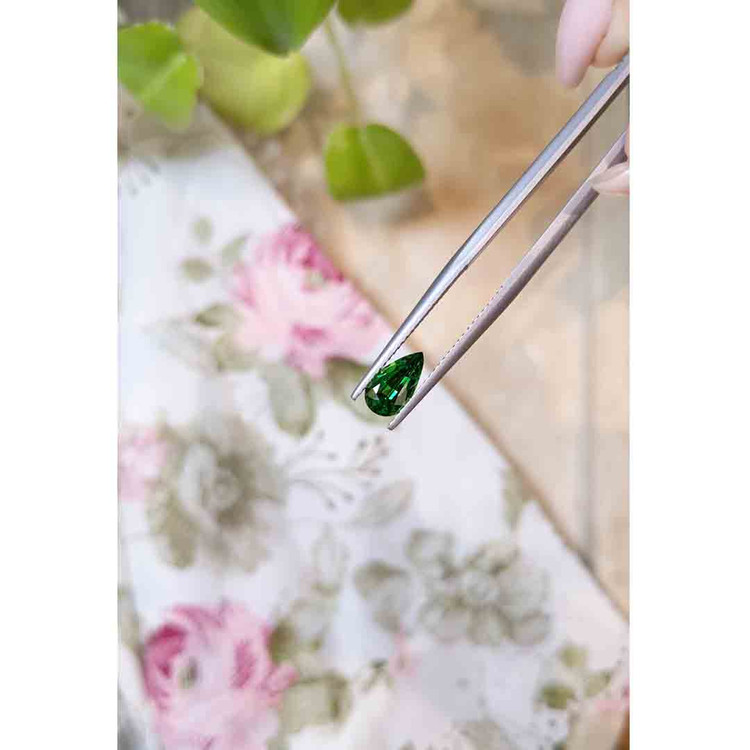 1.12 Ct. Tsavorite Garnet from Tanzania