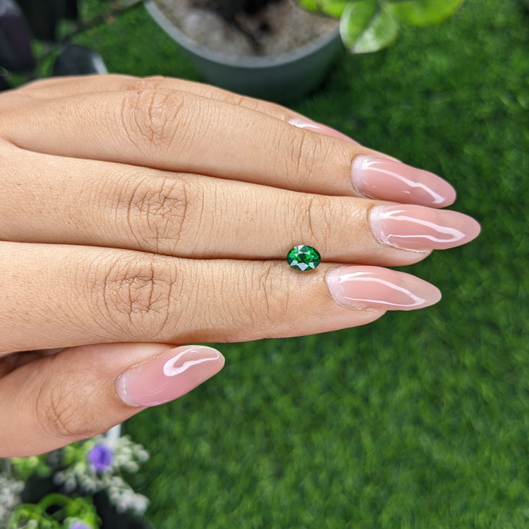 0.53 Ct. Tsavorite Garnet from Kenya
