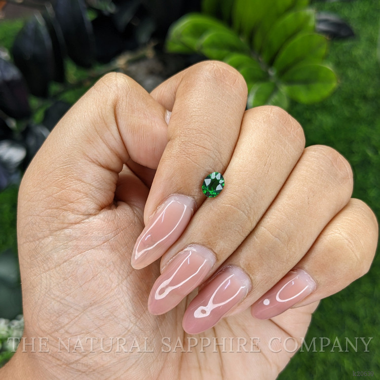 0.75 Ct. Tsavorite Garnet from Kenya