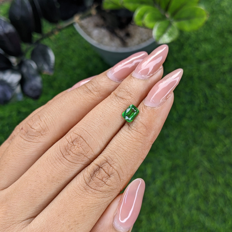0.56 Ct. Tsavorite Garnet from Kenya