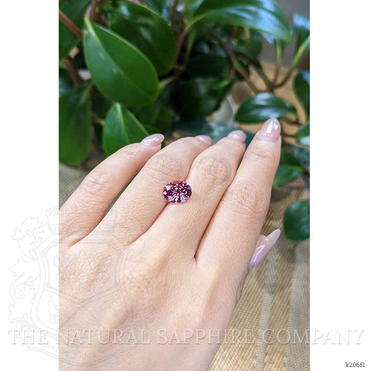 2.78 Ct. Pink Malaya Garnet from Tanzania