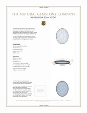 1.00 Ct. White Opal from Australia 3 D Scan Report