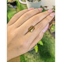 4.68 Ct. Sinhalite from Ceylon (Sri Lanka) Life Style