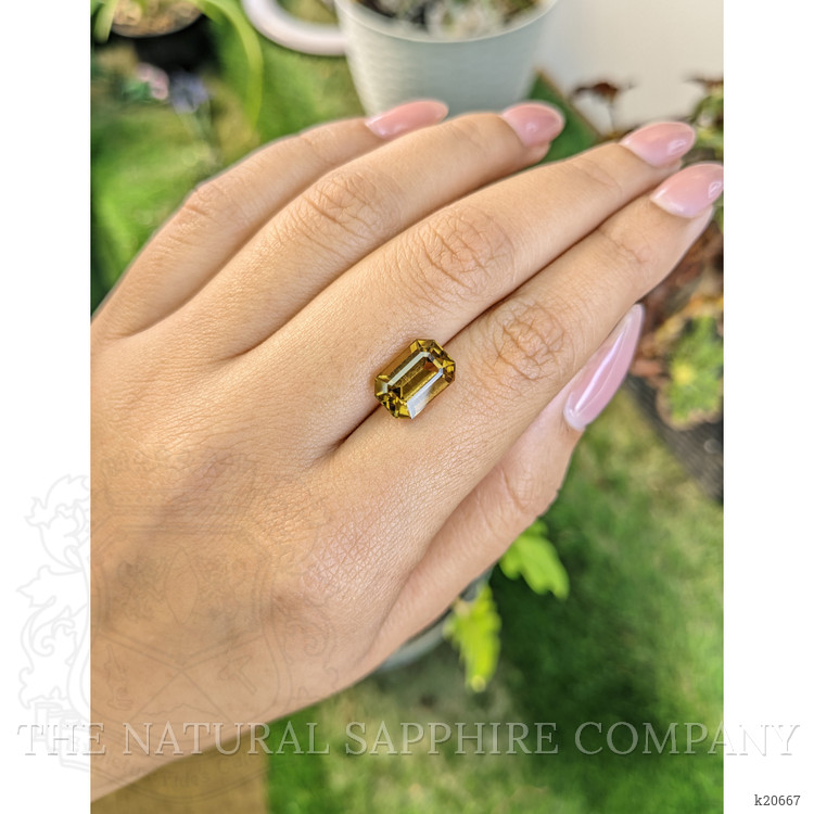 4.68 Ct. Sinhalite from Ceylon (Sri Lanka)