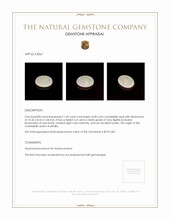 1.44 Ct. Crystal/Jelly Opal from Australia Appraisal