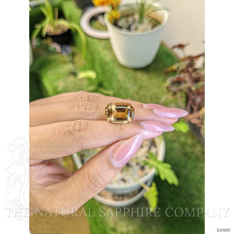 10.61 Ct. Citrine from Ceylon (Sri Lanka)